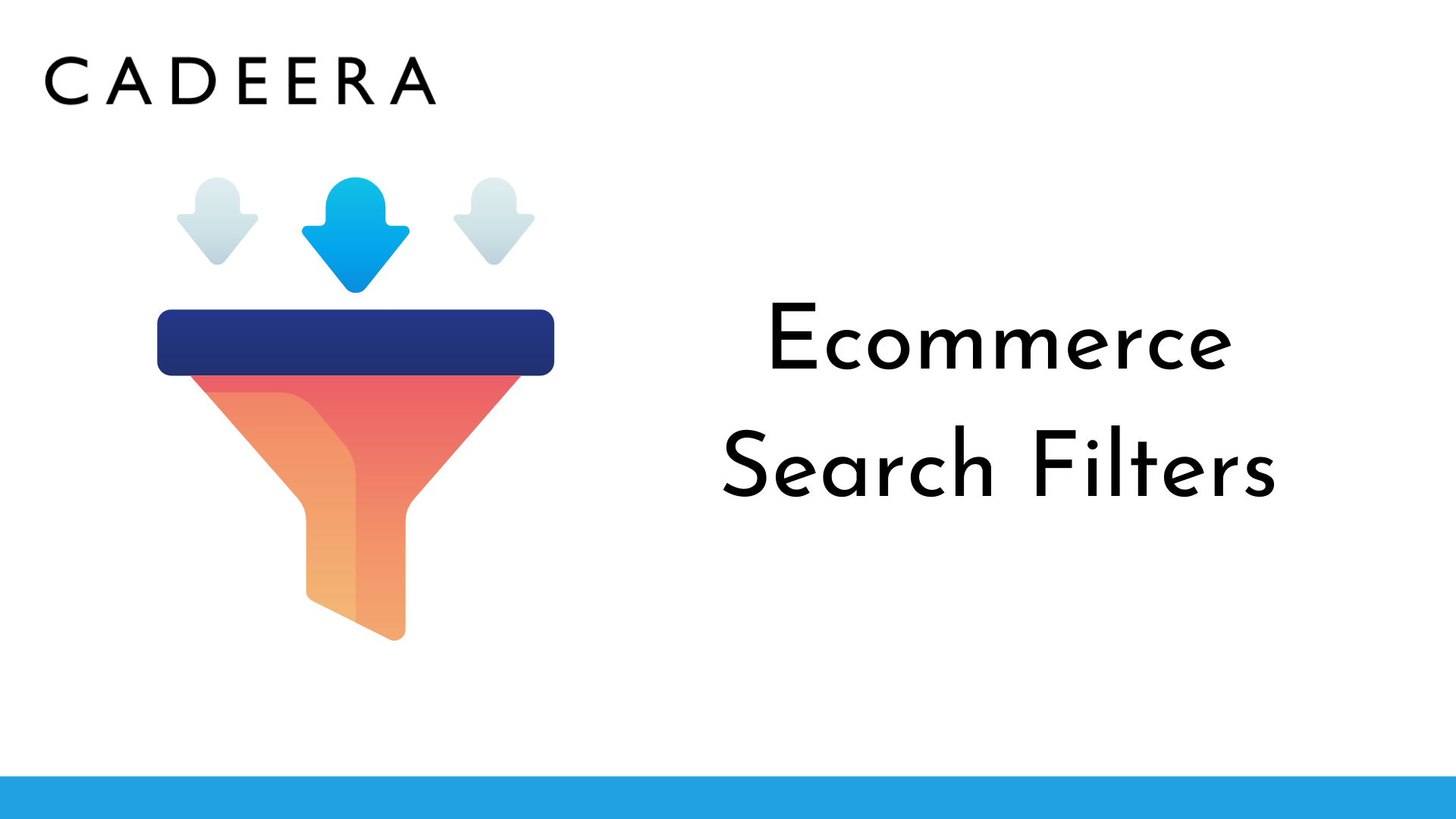 Ecommerce search filters